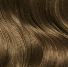 Load image into Gallery viewer, SEAMLESS Champagne/Creamy Chestnut/Highlights #6-24Deluxe Clip-in hair extensions