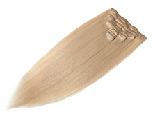 Load image into Gallery viewer, Darkest Blonde #14 Deluxe Clip-in hair extensions