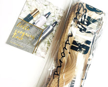 Load image into Gallery viewer, Golden / Bleach Blonde Highlight #14/613 Deluxe Clip-in hair extensions