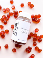 Load image into Gallery viewer, KB Hair Extensions Biotin Hair Gummies