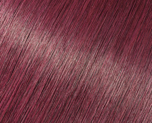 Bright Wine Red Clip-in hair extensions