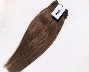 Medium Brown #6 Deluxe Clip-in hair extensions