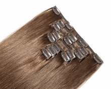 Load image into Gallery viewer, Medium Brown #6 Standard Clip-in hair extensions
