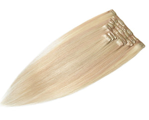 Bleach Blonde #613 Deluxe Clip-in hair extensions