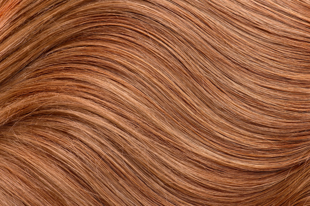 Natural Auburn Clip-in hair extensions #30